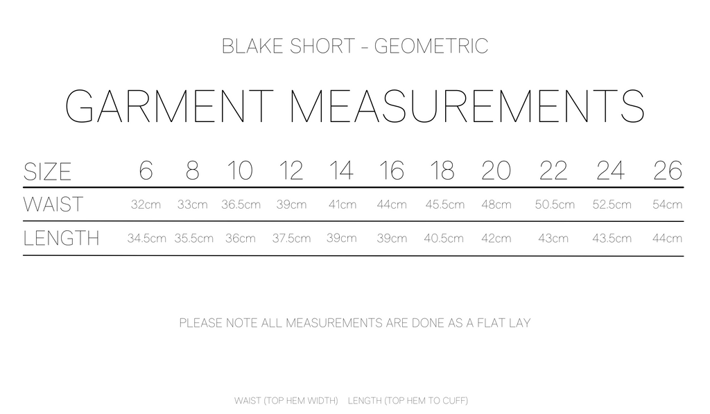 BLAKE SHORTS - Geometric