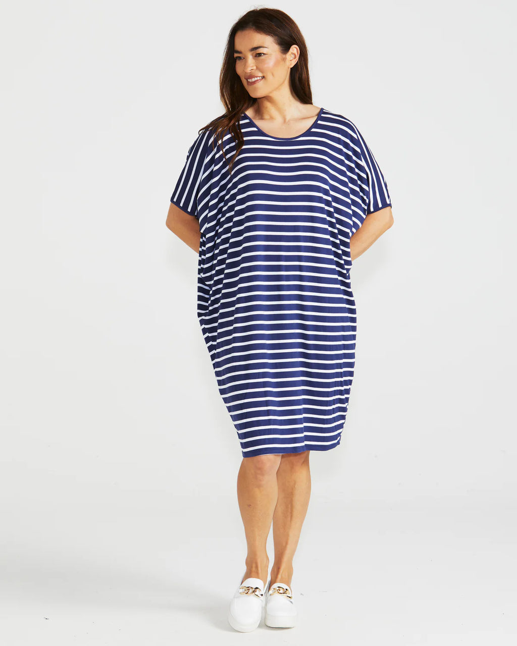 MAUI DRESS - Parisian Stripe