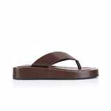 Bouncer II Flatform Thongs - Chocolate Brown