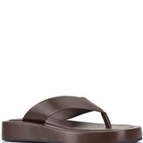 Bouncer II Flatform Thongs - Chocolate Brown