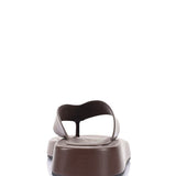 Bouncer II Flatform Thongs - Chocolate Brown