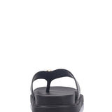 Bri Footbed Thongs - Black