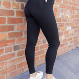 CONNIE PULL ON PANTS - Black