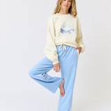 NINA SWEATER - Cream Print