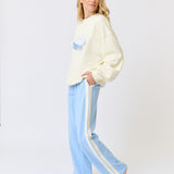 NINA SWEATER - Cream Print