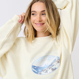 NINA SWEATER - Cream Print