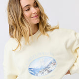 NINA SWEATER - Cream Print