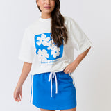 MILANA MINI SKIRT - Cobalt