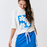MILANA MINI SKIRT - Cobalt