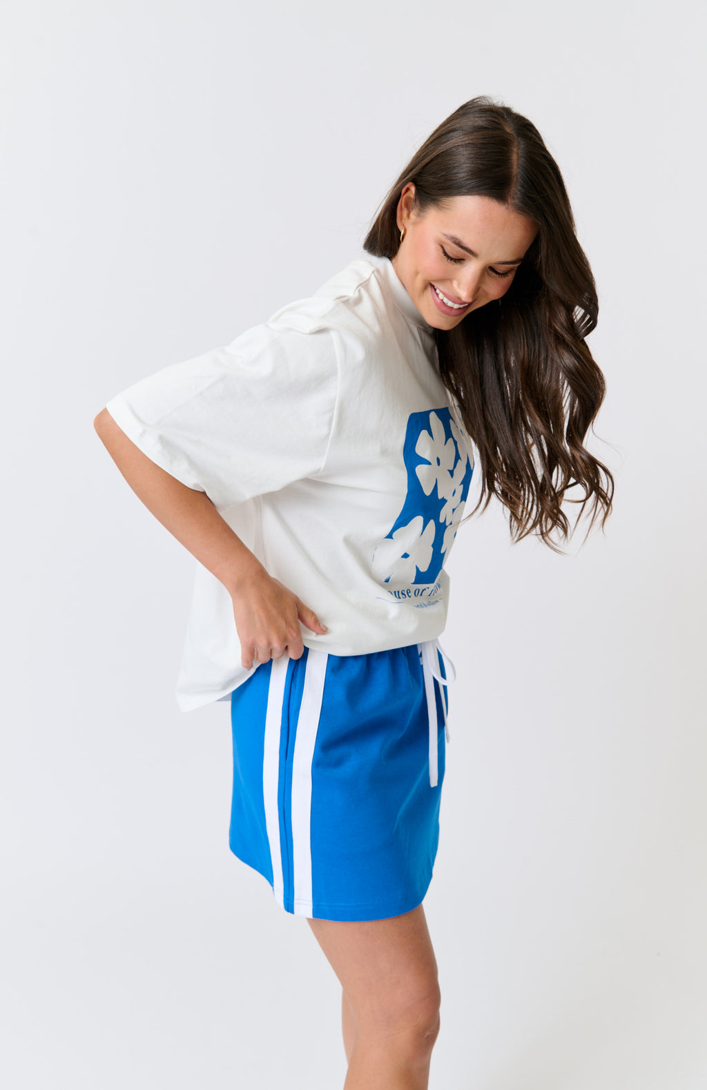 MILANA MINI SKIRT - Cobalt