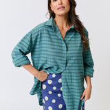 ZYLA MINI SKIRT - Navy Spot
