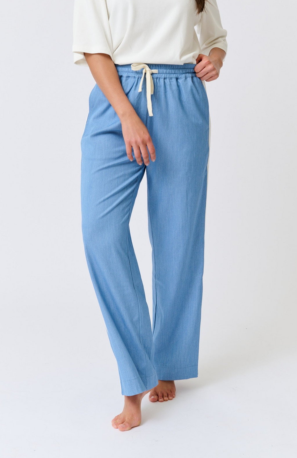 LEO PANT - Chambray