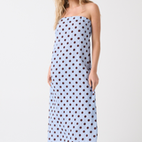 Emma Linen Maxi Dress - Ice