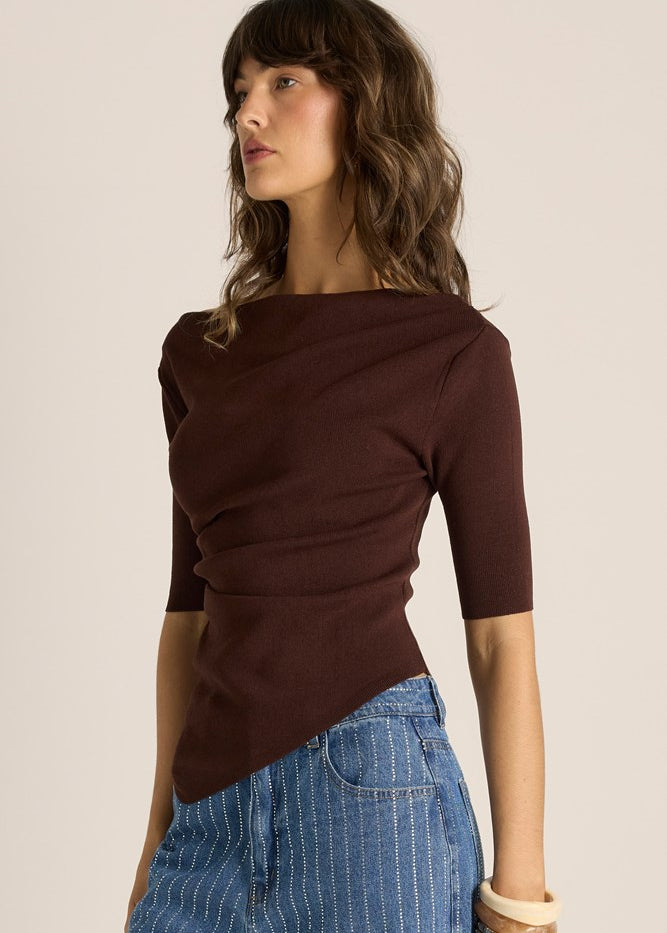 Estelle Drape Neck Top