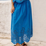 Fate+Becker Cosette Skirt in Cobalt