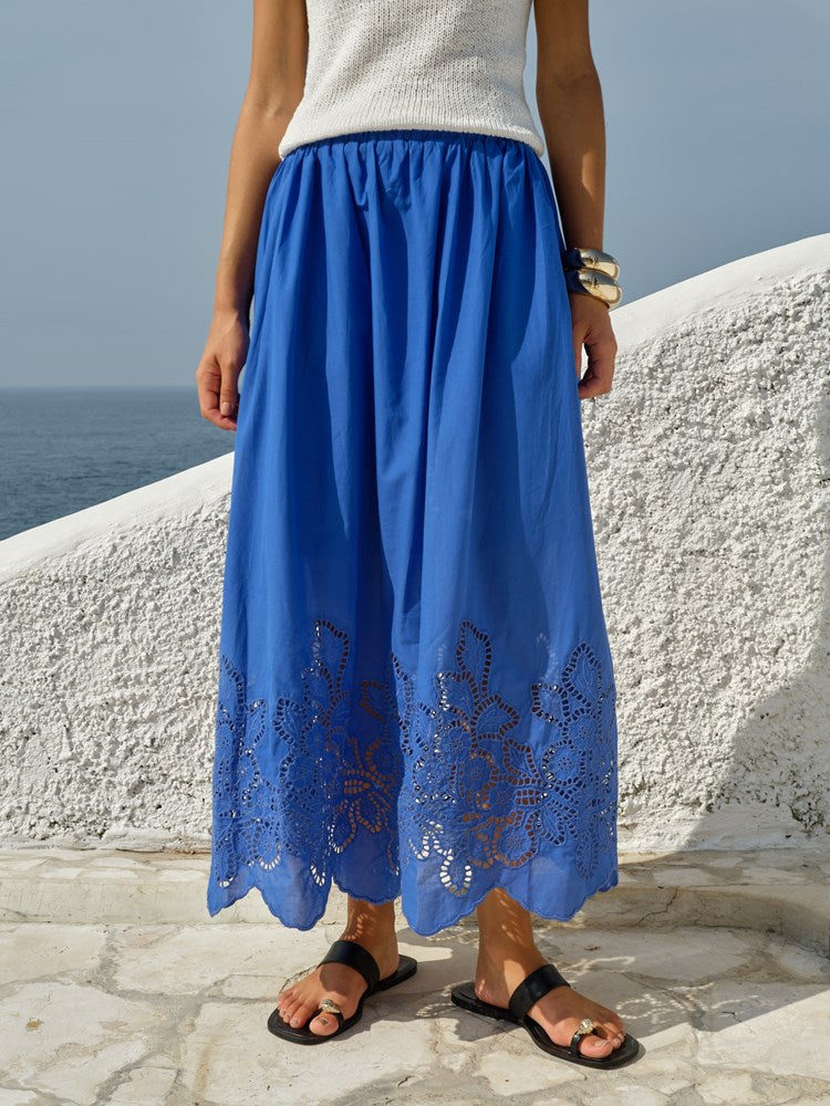 Fate+Becker Cosette Skirt in Cobalt - view 2
