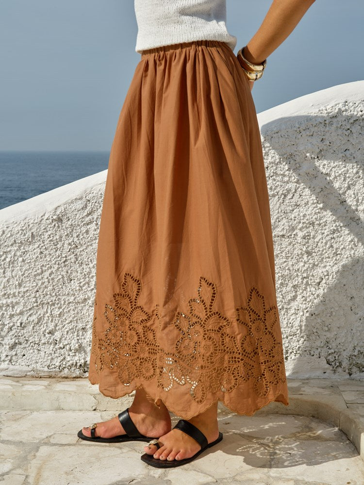 Fate+Becker Cosette Skirt in Tan - view 2