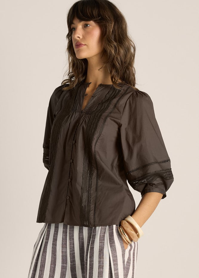 Freya Lace Trim Blouse
