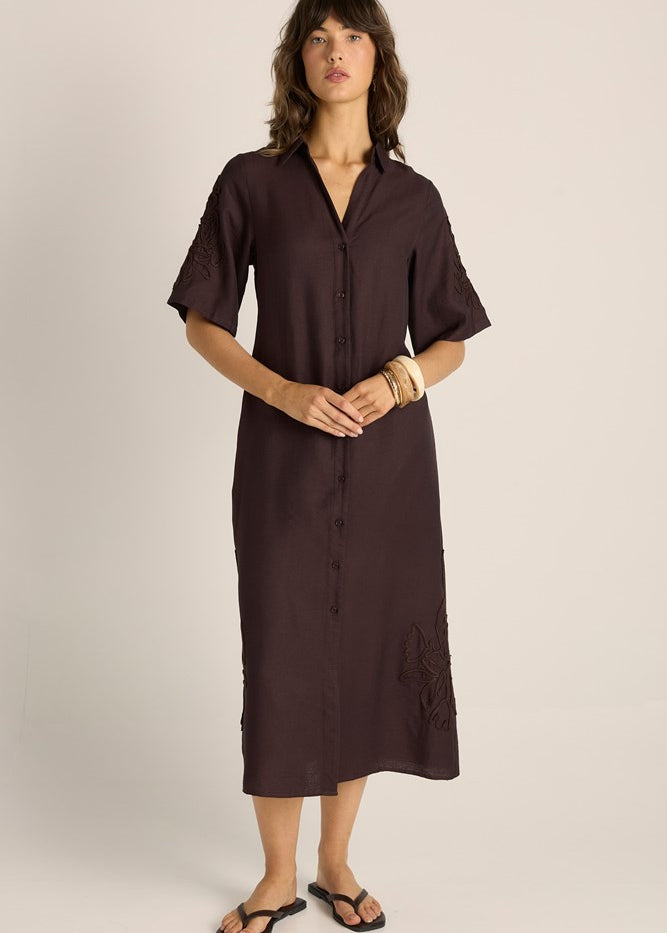 Bronte Embroidered Dress