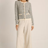 Elle Stripe Knit Cardigan