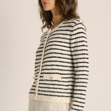 Elle Stripe Knit Cardigan