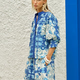 Fate+Becker Saskia Balloon Shirt in Oceania - view 2