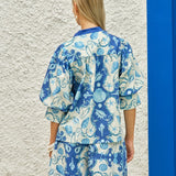 Fate+Becker Saskia Balloon Shirt in Oceania - view 3