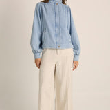 Lila Denim Bubble Jacket