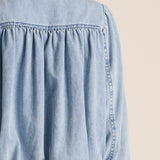 Lila Denim Bubble Jacket
