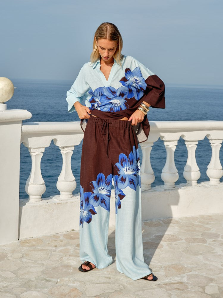 Fate+Becker Selene Pant in Nocturne Floral