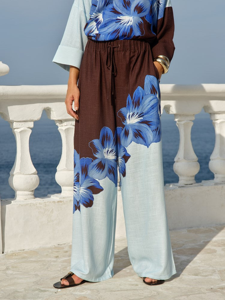 Fate+Becker Selene Pant in Nocturne Floral - view 2
