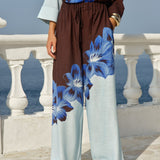 Fate+Becker Selene Pant in Nocturne Floral - view 2