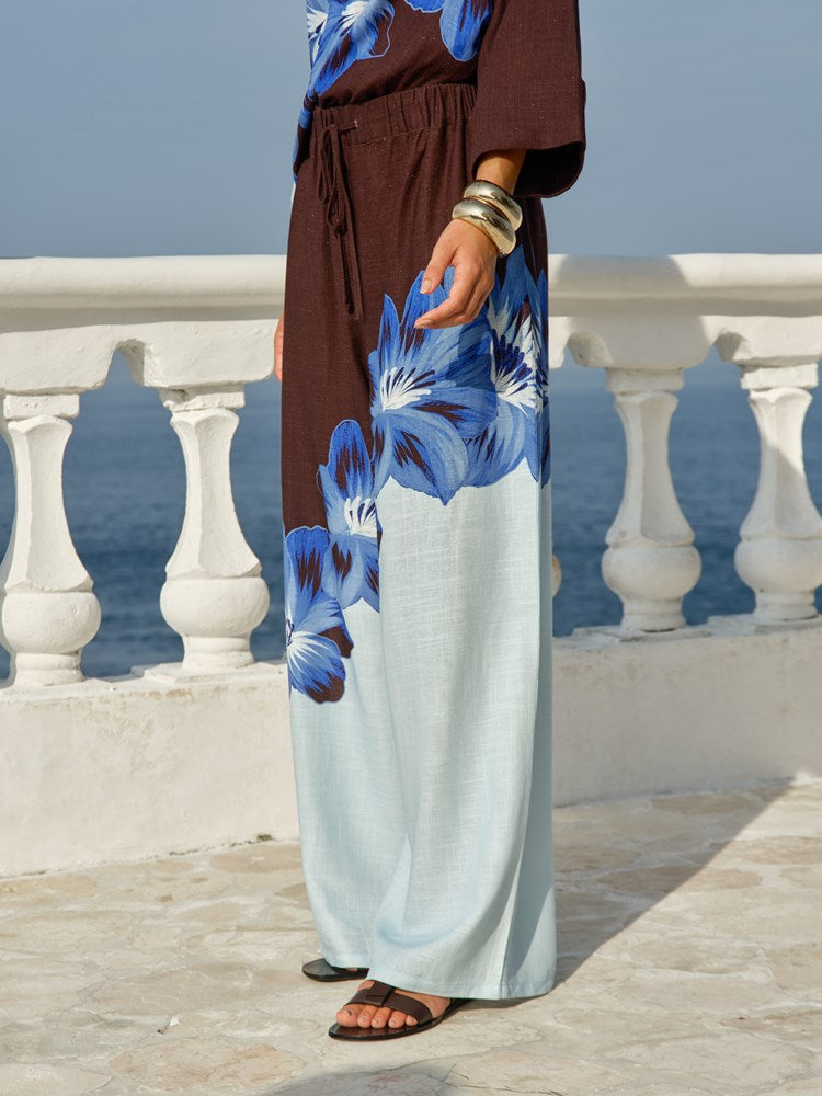 Fate+Becker Selene Pant in Nocturne Floral - view 3