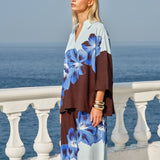 Fate+Becker Selene Popover Shirt in Nocturne Floral - view 3