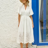 Fate+Becker Maribel Midi Dress in White