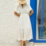 Fate+Becker Maribel Midi Dress in White - view 2