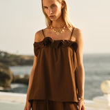Fate+Becker Mireya Tank in Cinnamon - view 2