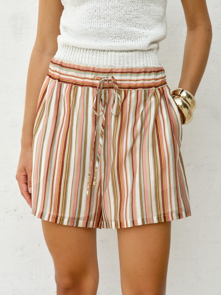 Fate+Becker Ottilie Short in Sandbar Stripe - view 2