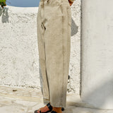 Fate+Becker Fiora Barrel Leg Jean in Parchment - view 2