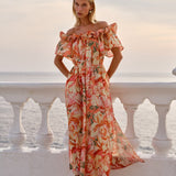 Fate+Becker Cosima Floral Midi Dress in Petal - view 2