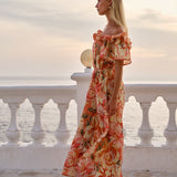 Fate+Becker Cosima Floral Midi Dress in Petal - view 3