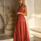 Fate+Becker Seraphina Maxi Dress in Red Clay - view 3