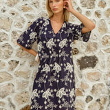 Fate+Becker Indira Mini Dress in Navy