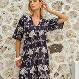 Fate+Becker Indira Mini Dress in Navy - view 3