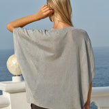 Fate+Becker Irises V-Neck Top in Silver - view 3