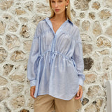 Fate+Becker Lucette Shirt in Powder Blue - view 2