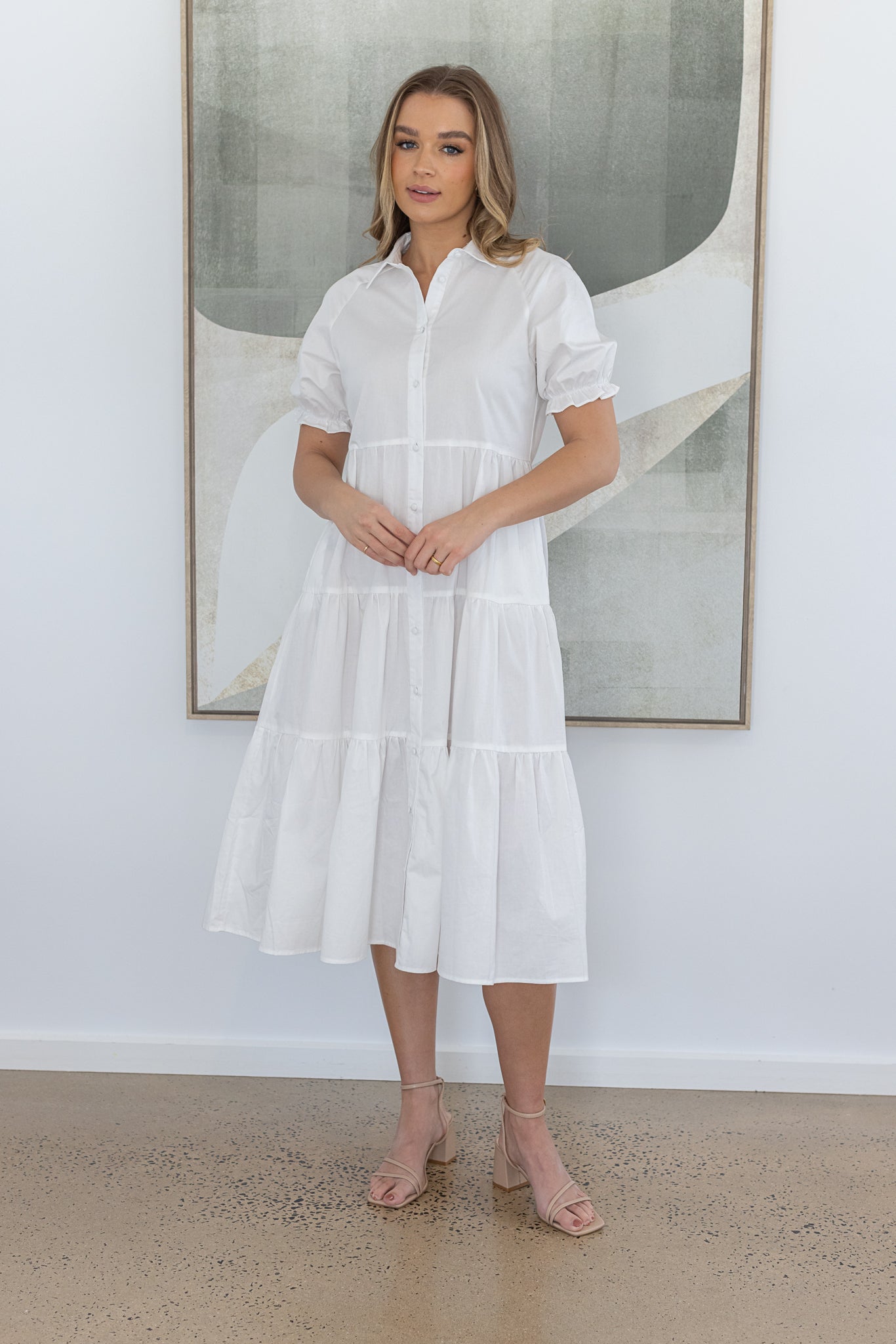 【andmary】Laura tiered dress ANDMARY】Laura tiered dress