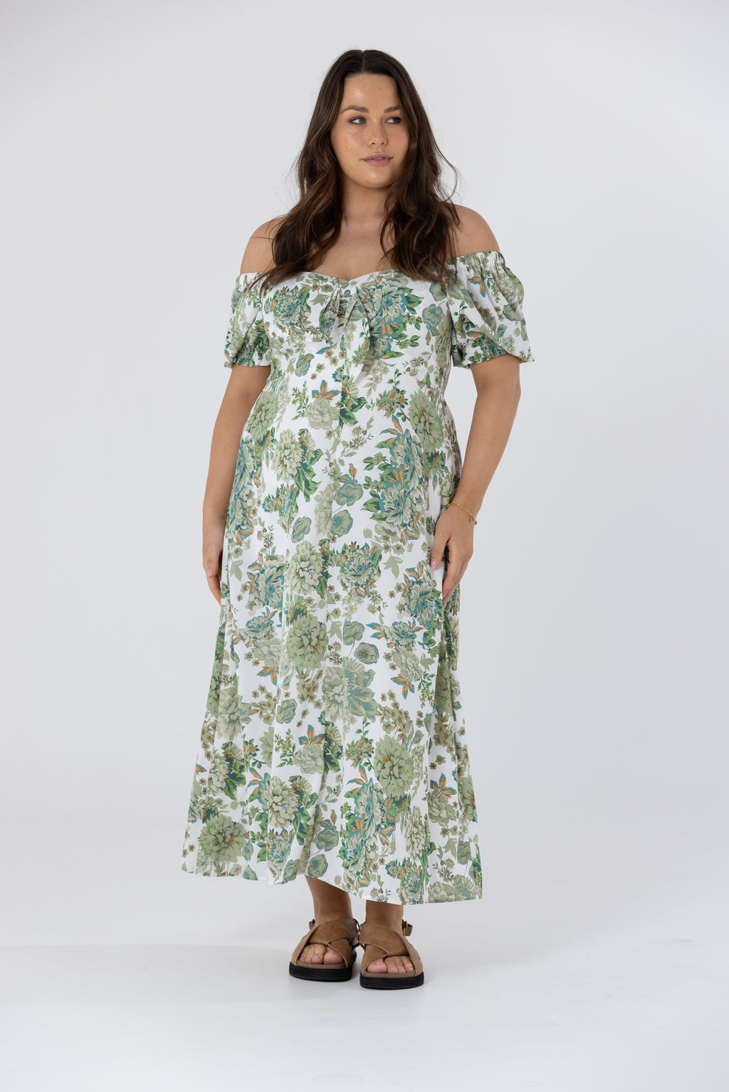 MARION MAXI DRESS - Multi Green