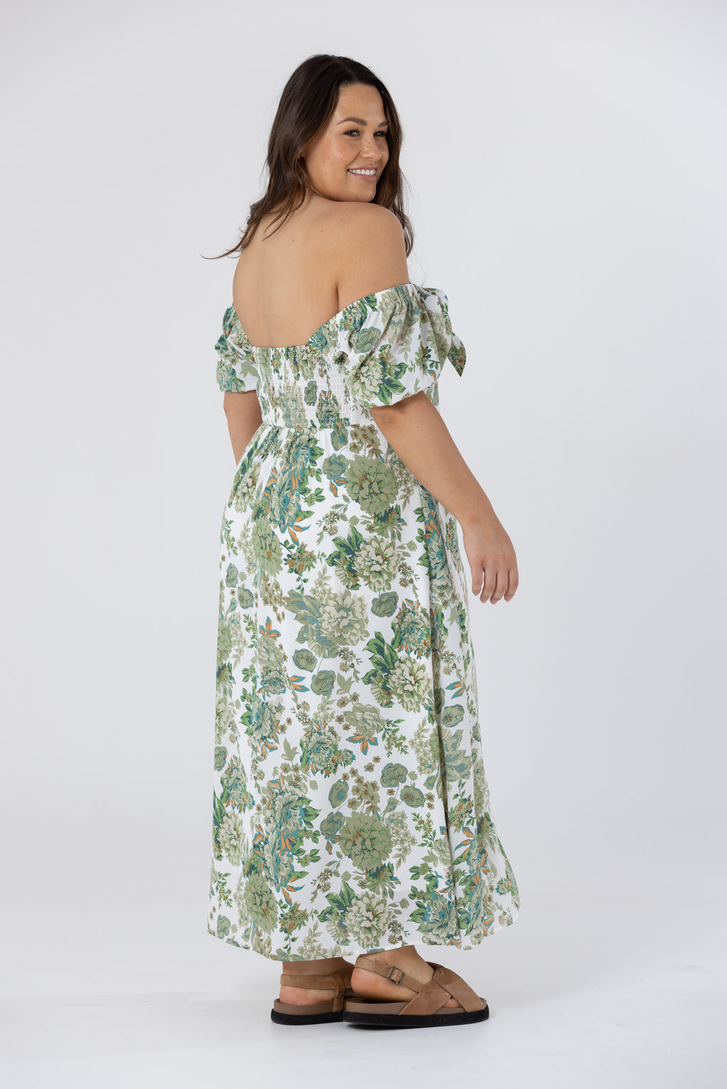 MARION MAXI DRESS - Multi Green