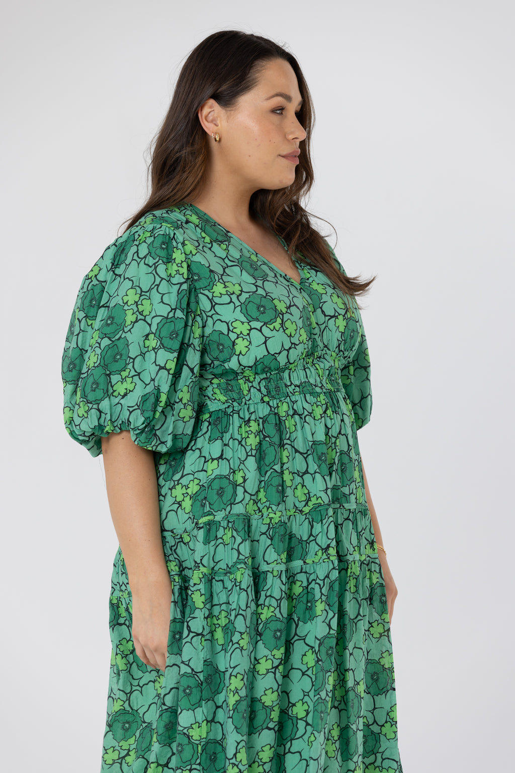 NORA MIDI DRESS - Shamrock